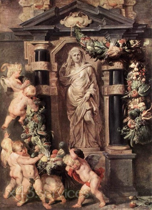Peter Paul Rubens - Die Statue von Ceres - The Statue of Ceres